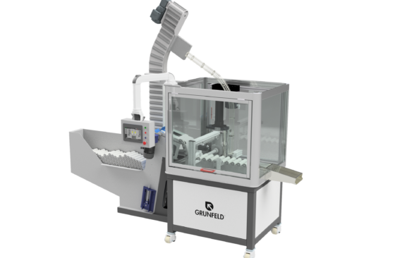 Automated horizontal cartridge filling machine