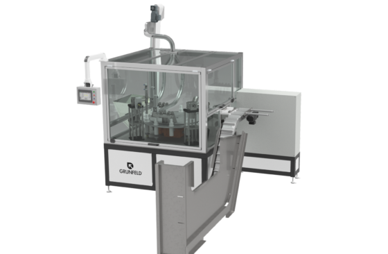 Automated vertical cartridge filling machine